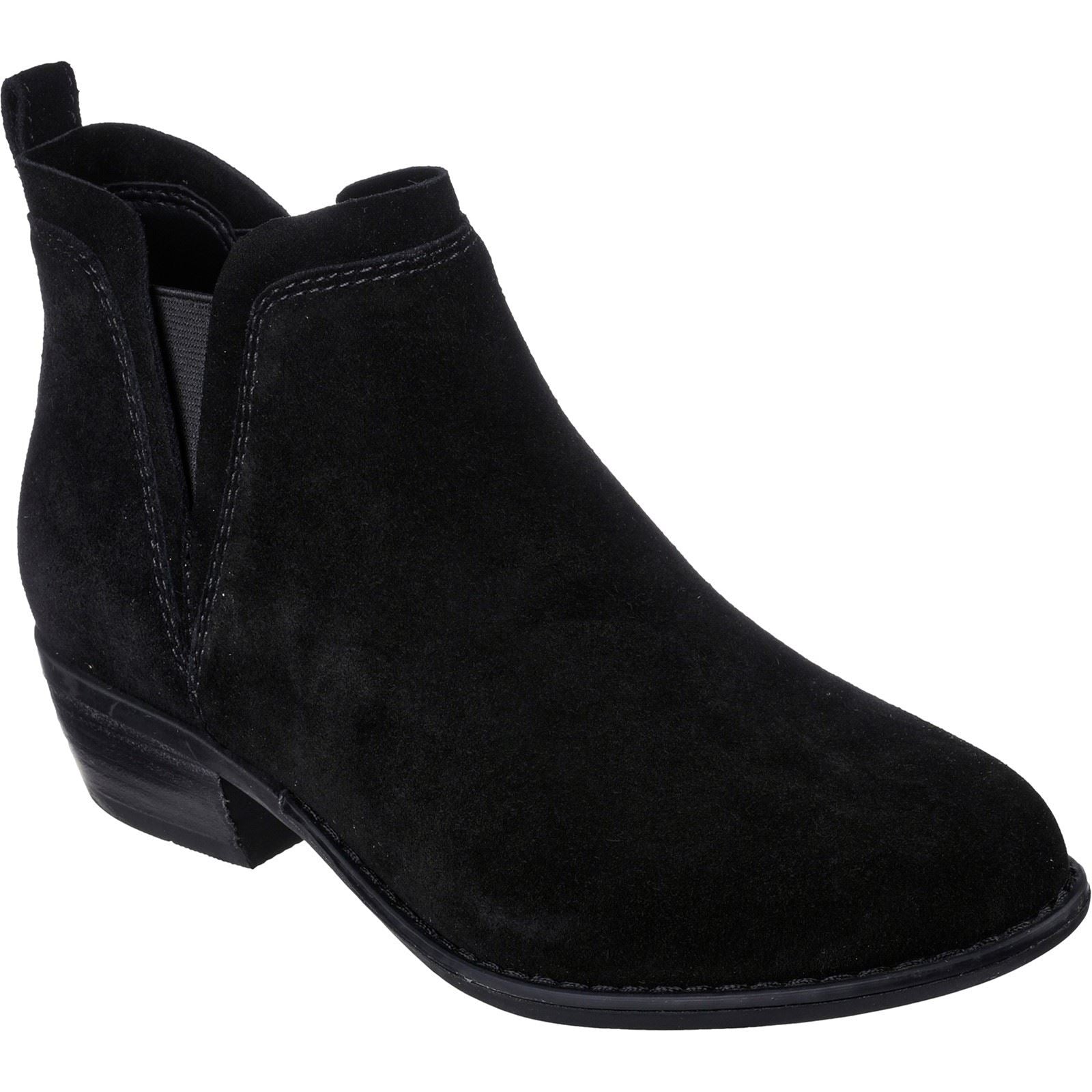 Skechers Texas Rodeo Night Damenlederstiefel In Schwarz