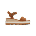 TOMS Diana Leder Damen Keilabsatz In Beige