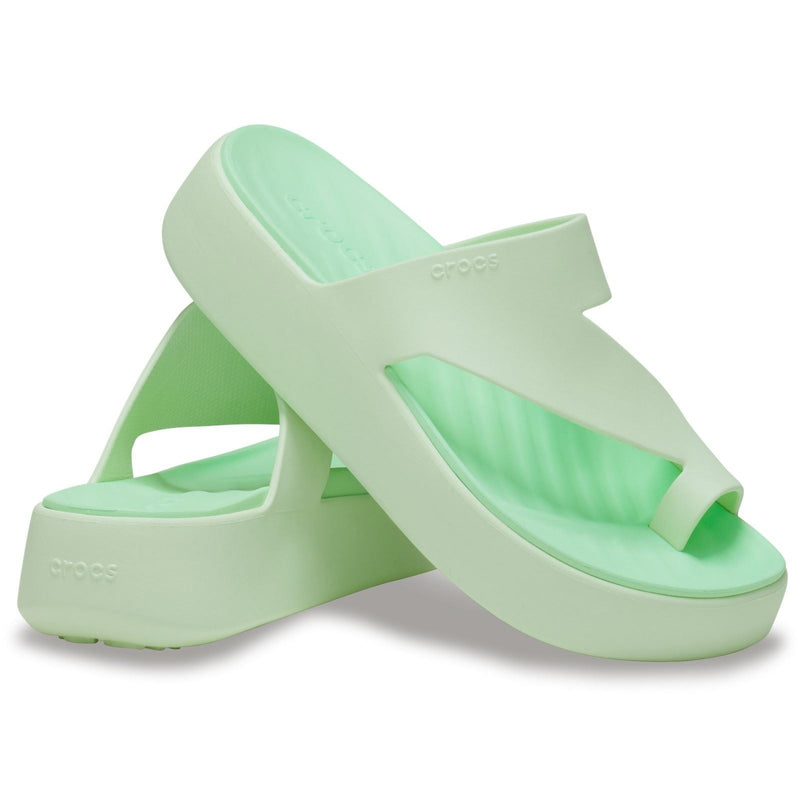 Crocs Getaway Platform Thermoplastische Damen Sandalen In Jadetönung