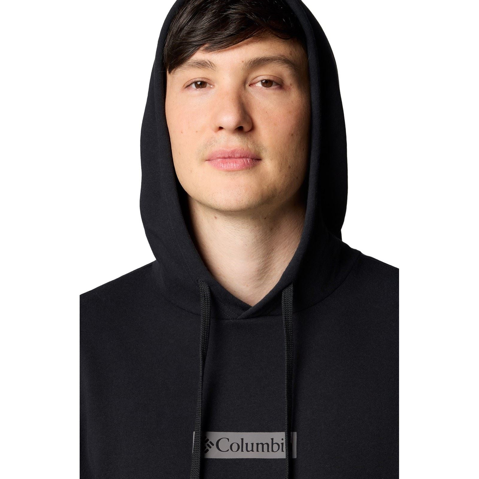 Columbia Columbia Trek Trek Baumwolle Herren Schwarzes Kapuzensweatshirt