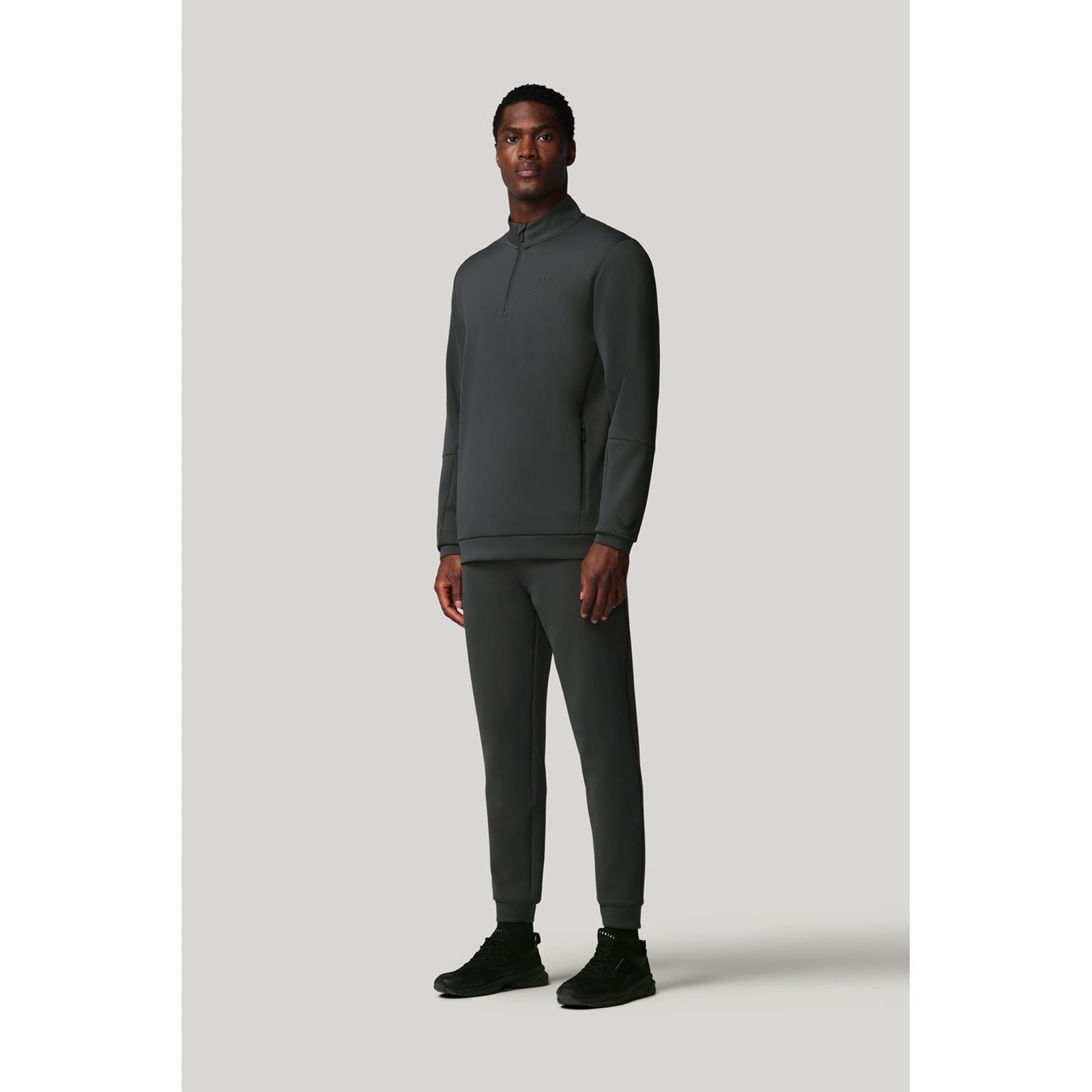 Castore Flex 1/4 Zip Herren Grauer Sweatshirt