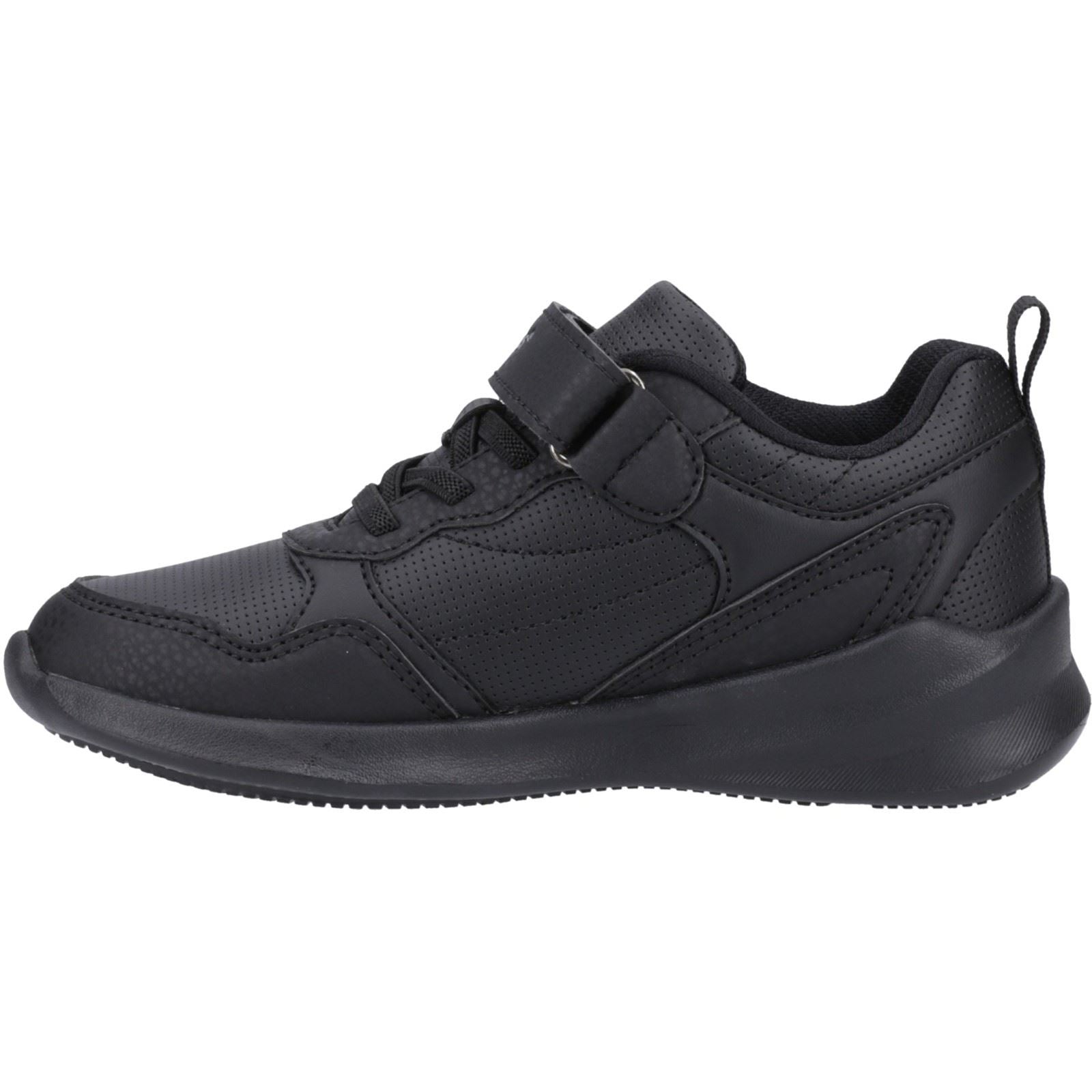 Hush Puppies Marling Bungee Lace Junior Polyurethan Schwarze Schuhe
