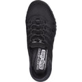 Skechers Breathe-Easy - Roll-With-Me Textile Damen-Sneaker In Schwarz