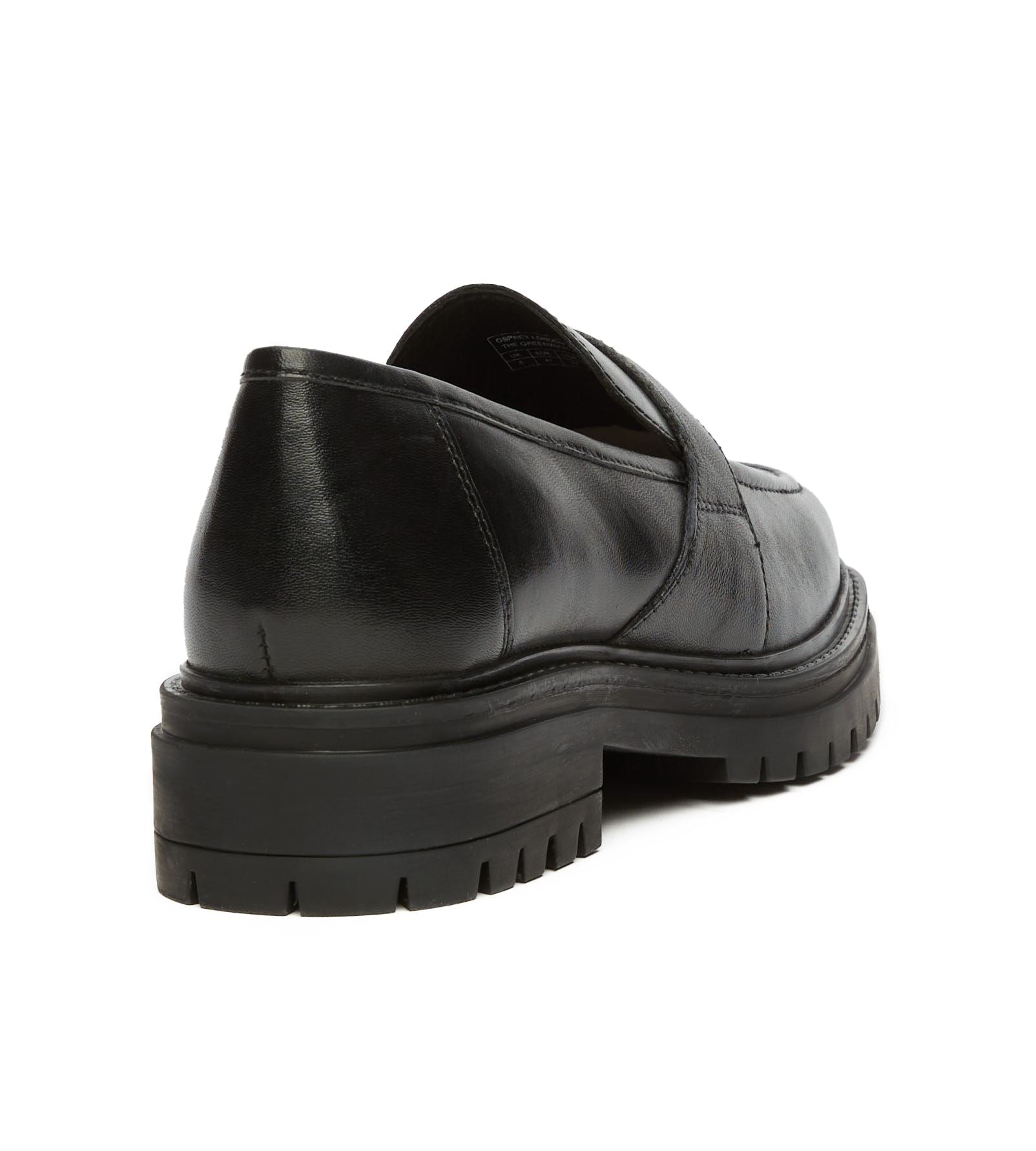 Osprey London The Greenwich Leder Damen Schwarze Slipper