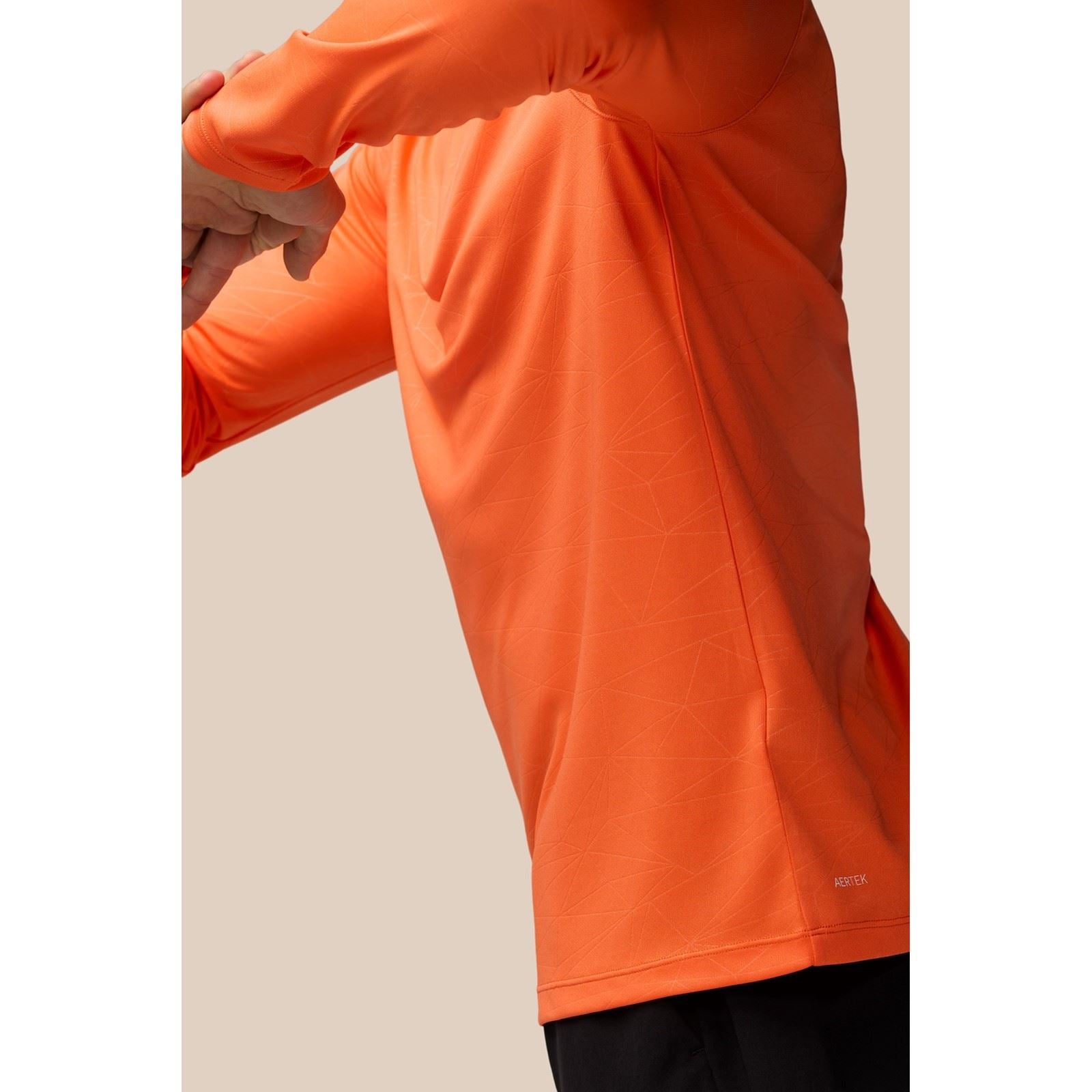 Castore Adapt Training 1/4 Zip Top Polyester Herren Orange Sportshirts