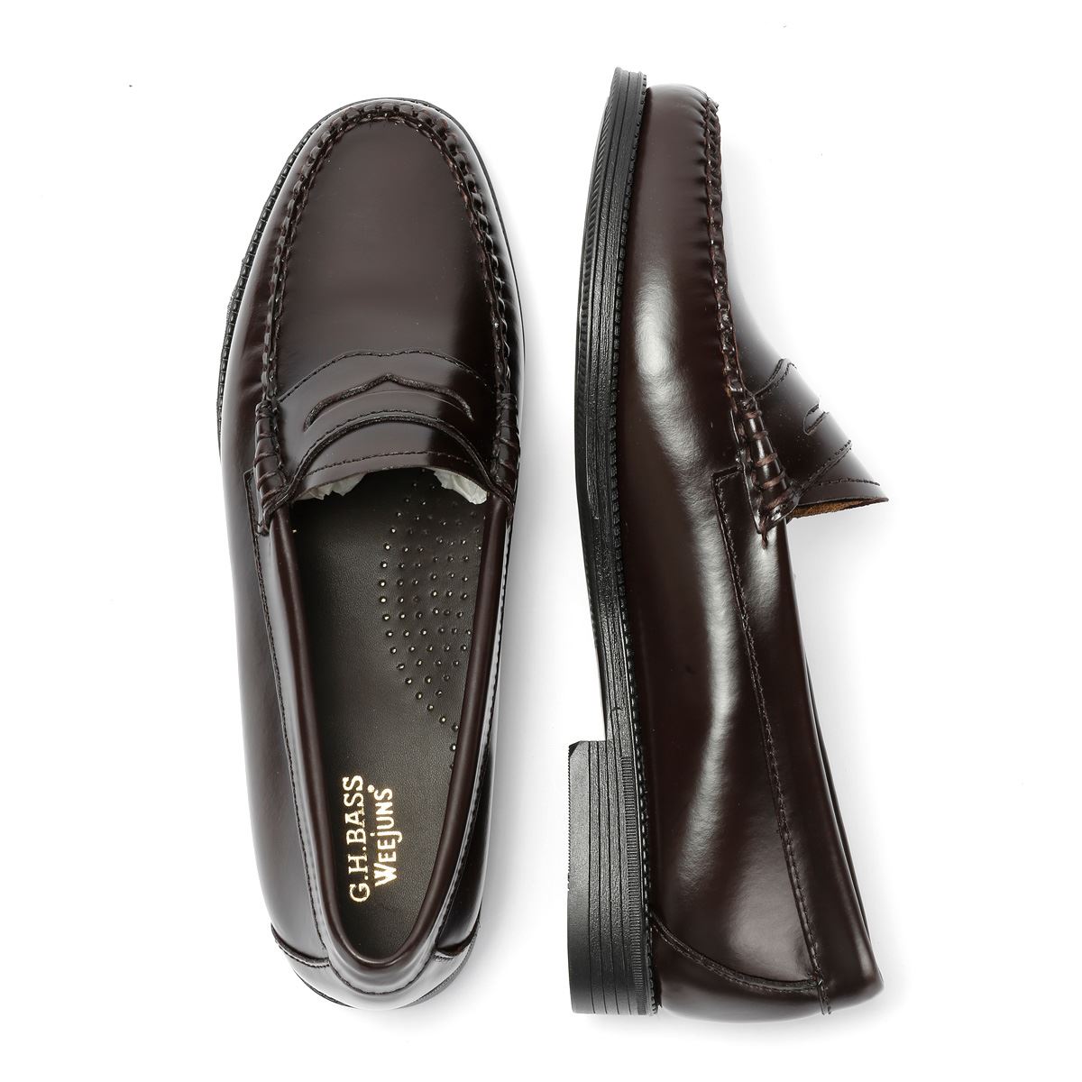 G. H. Bass Weejun II Leder Damen Braune Slipper