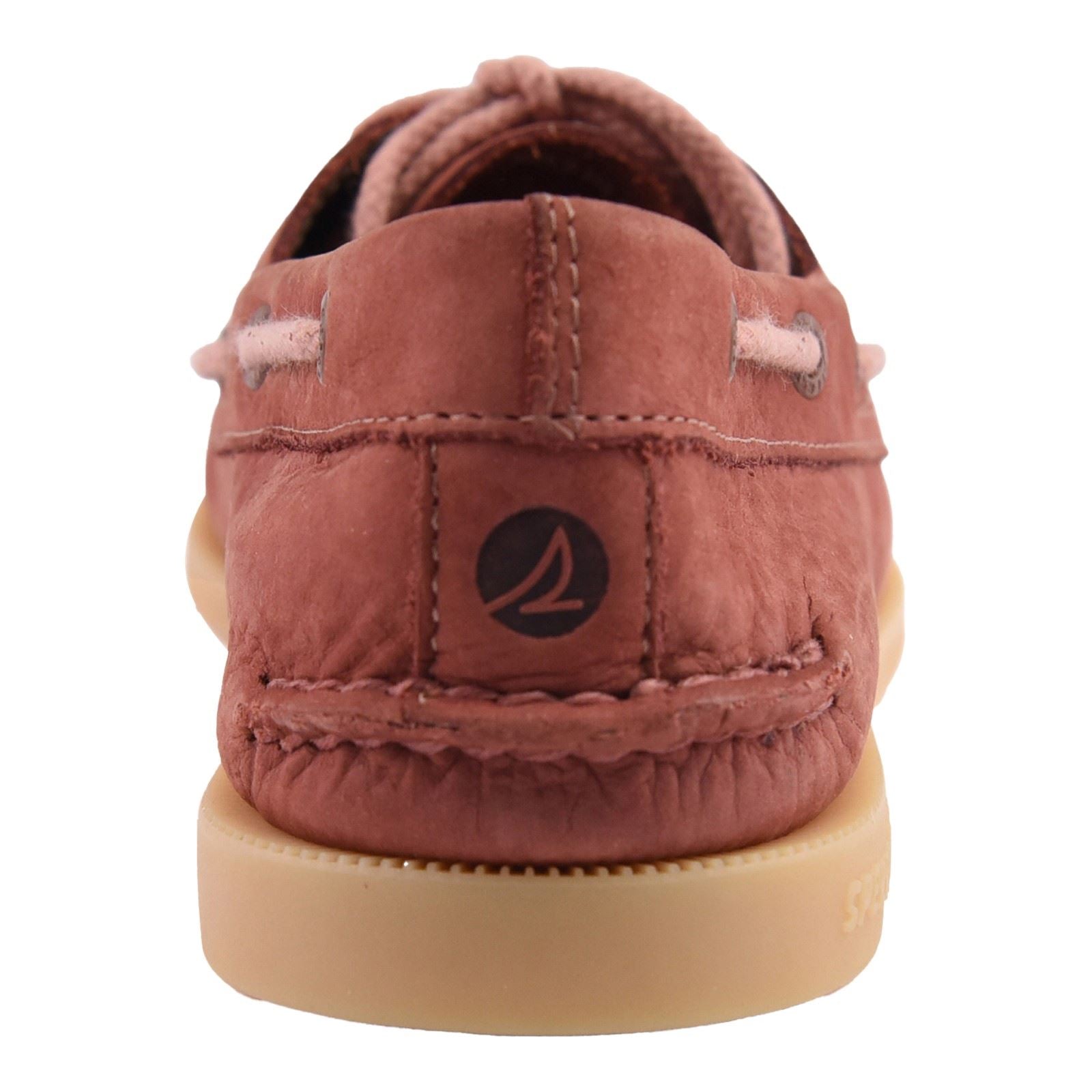 Sperry Authentic Original Herren Bootsschuhe Aus Rotem Leder