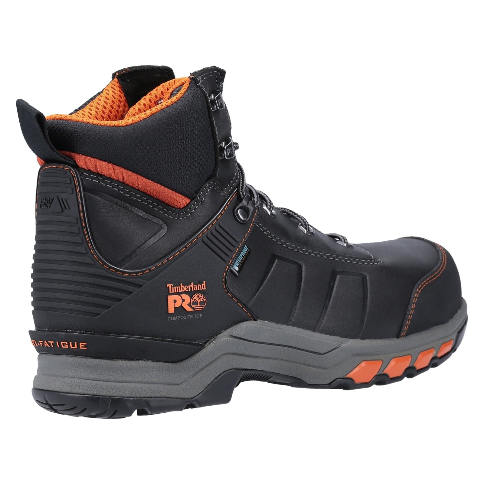 Timberland Pro Hypercharge Arbeitsleder Schwarz/Orange Sicherheitsstiefel