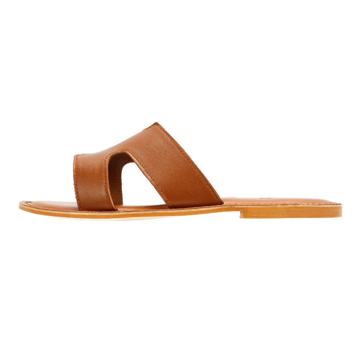Tower London Cut Out Damen Maultiere Aus Braunem Leder