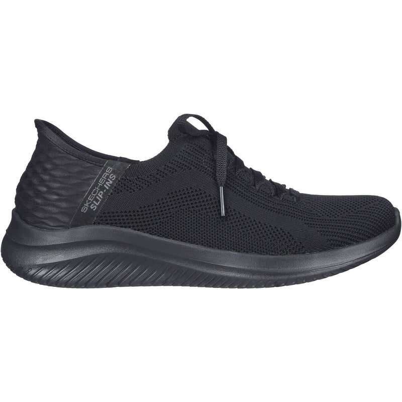 Skechers Ultra Flex 3.0 - Brilliant Textile Damen-Sneaker In Schwarz