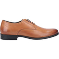 Hush Puppies Oscar Clean Toe Leder-Herrenschuhe In Hellbraun Mit Schnürung