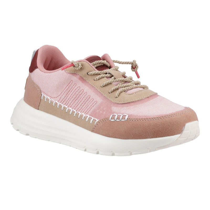 HEYDUDE Sirocco Alta Boho Polyester Mischung Damen Sneaker In Rosépink
