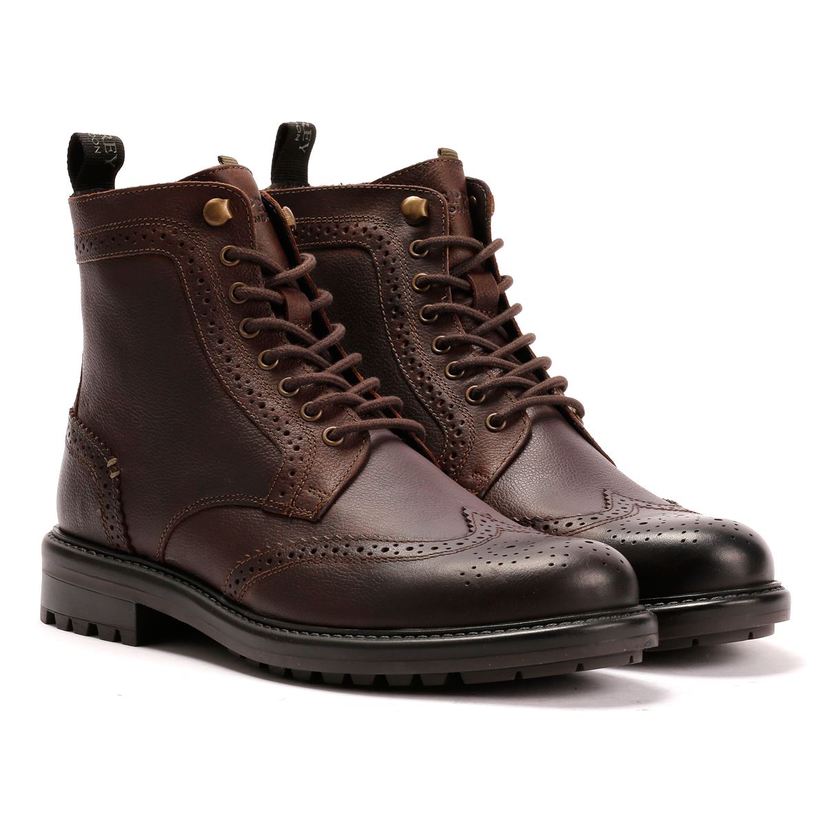Osprey London The Professor Leder Herren Braune Stiefel