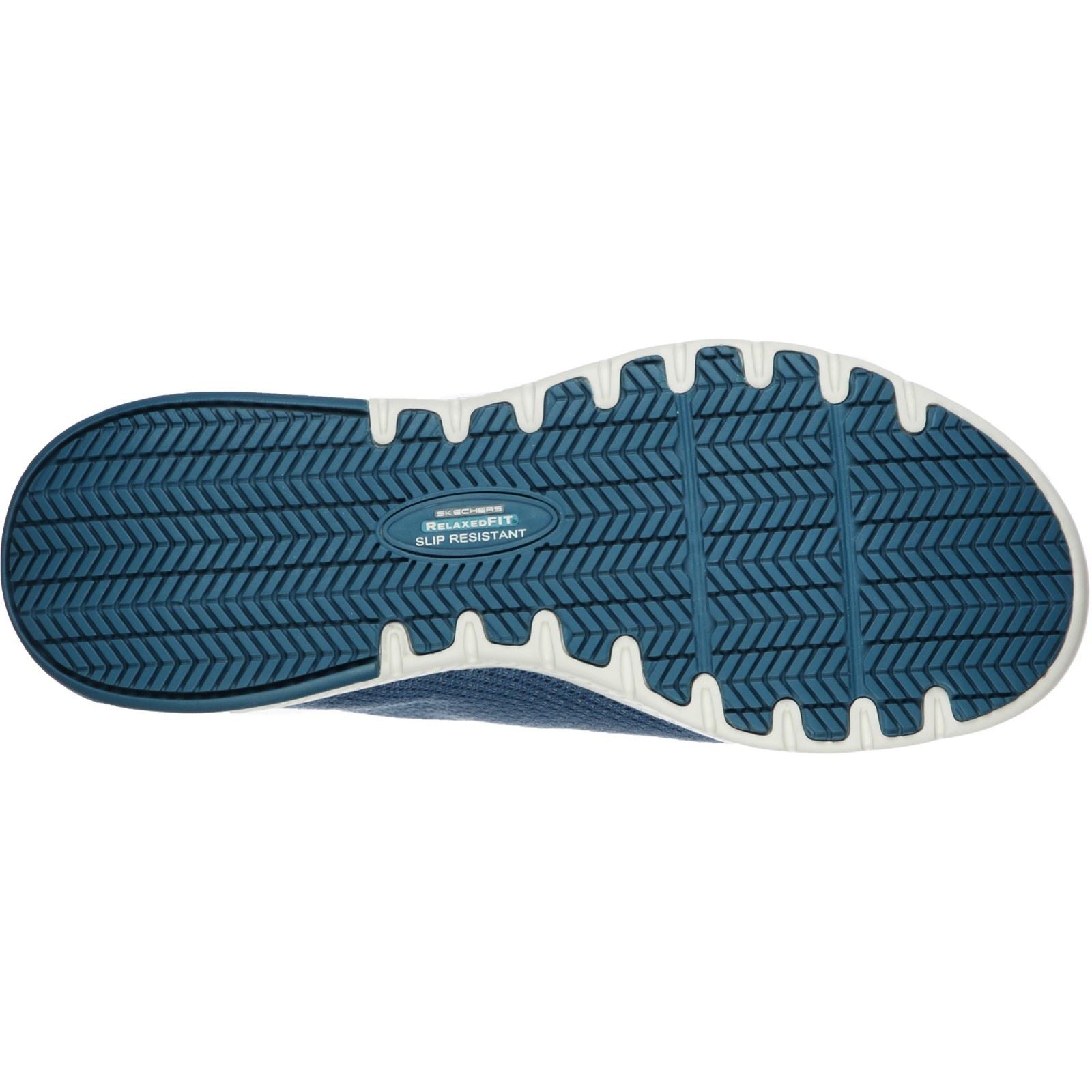 Skechers Workwear Marsing Waiola SR Mesh Damen Sportschuhe In Blau