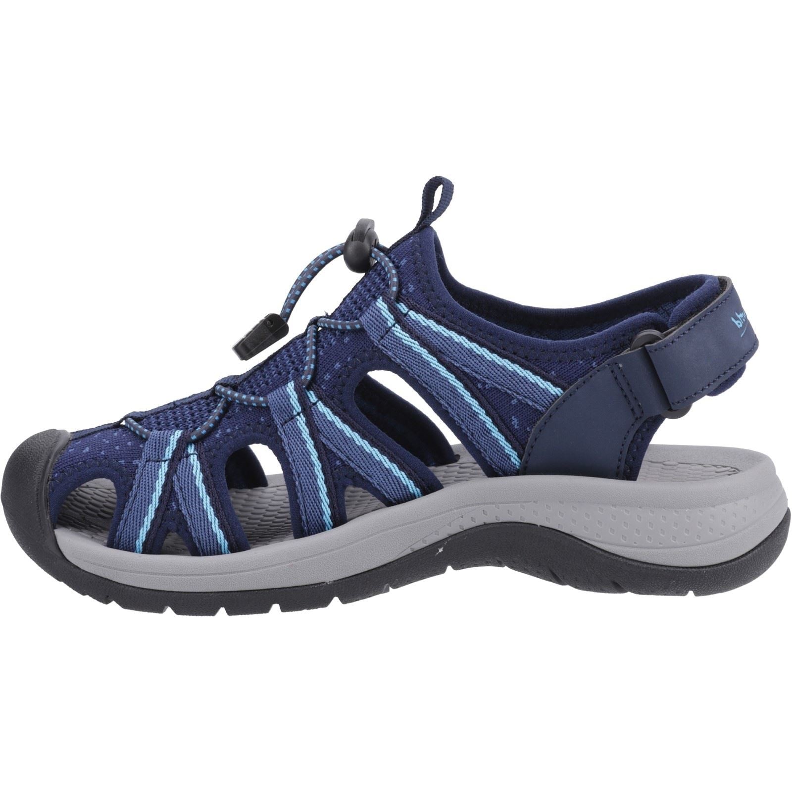 Cotswold Upton Damen Sandalen In Marineblau/Türkis