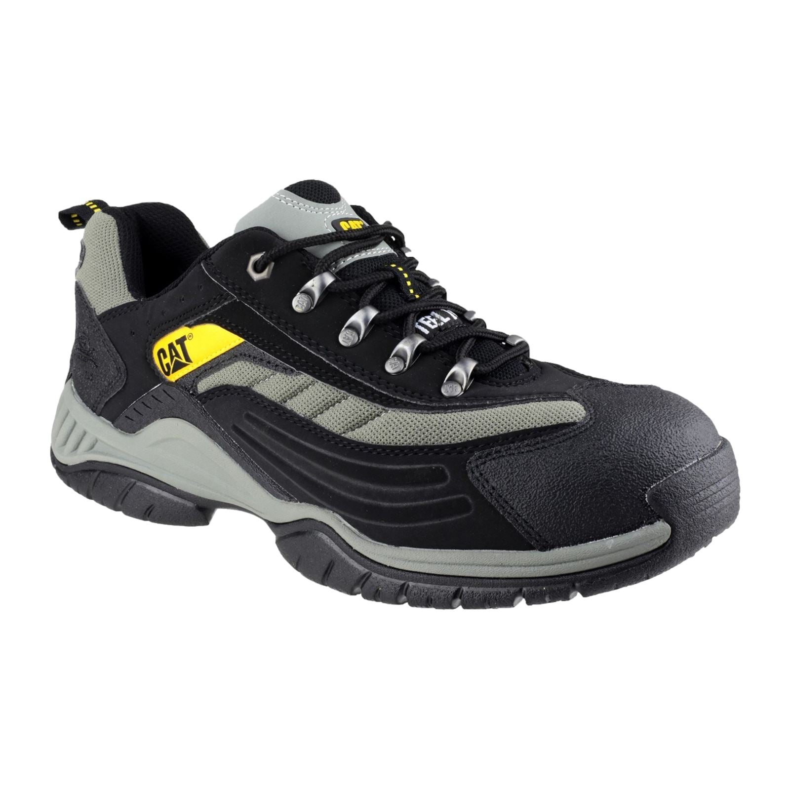 Caterpillar Moor Leder Schwarze Farbe Sicherheitssneaker