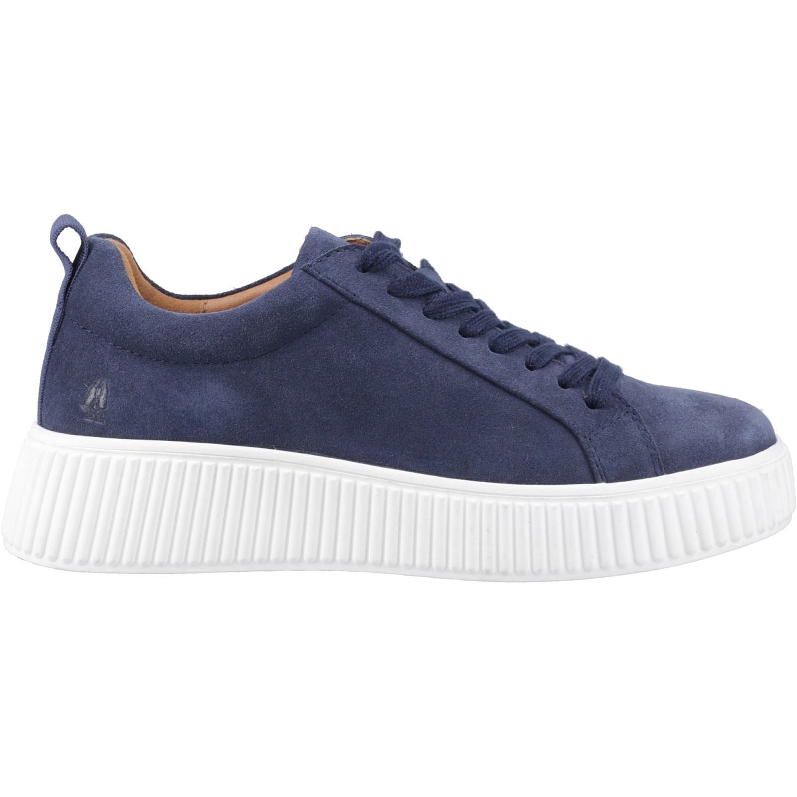 Hush Puppies Harlow Suede Damen Sneaker aus Wildleder in Indigoblau