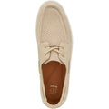 Dune Blaizerss Herren Bootsschuhe Aus Stoff In Creme