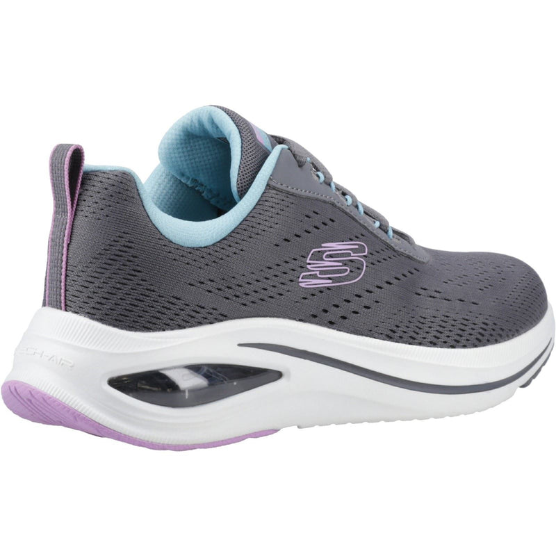 Skechers Skech-Air Meta - Aired Out Damen-Sneaker Aus Textil, Holzkohle/Mehrfarbig