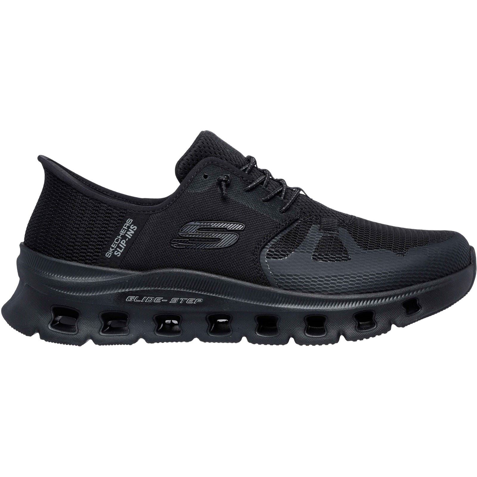Skechers Glide-Step Pro Textil Herren Schwarze Sneaker