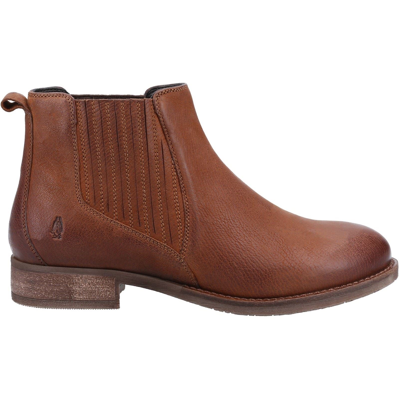 Hush Puppies Edith Leder Damen Stiefeletten In Braun