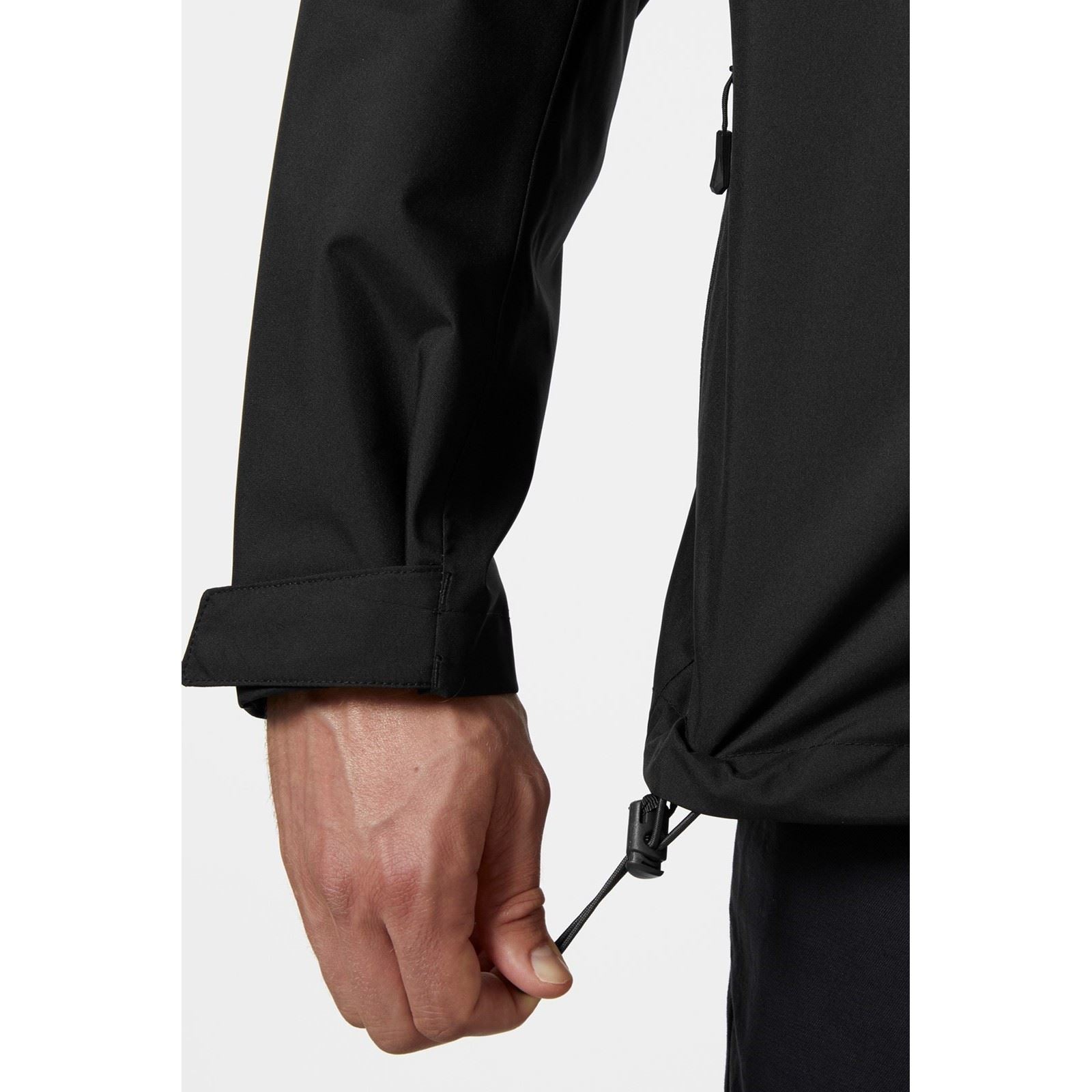Helly Hansen Sport Crew Hooded Midlayer Sailing 2.1 Herren Schwarze Segeljacke