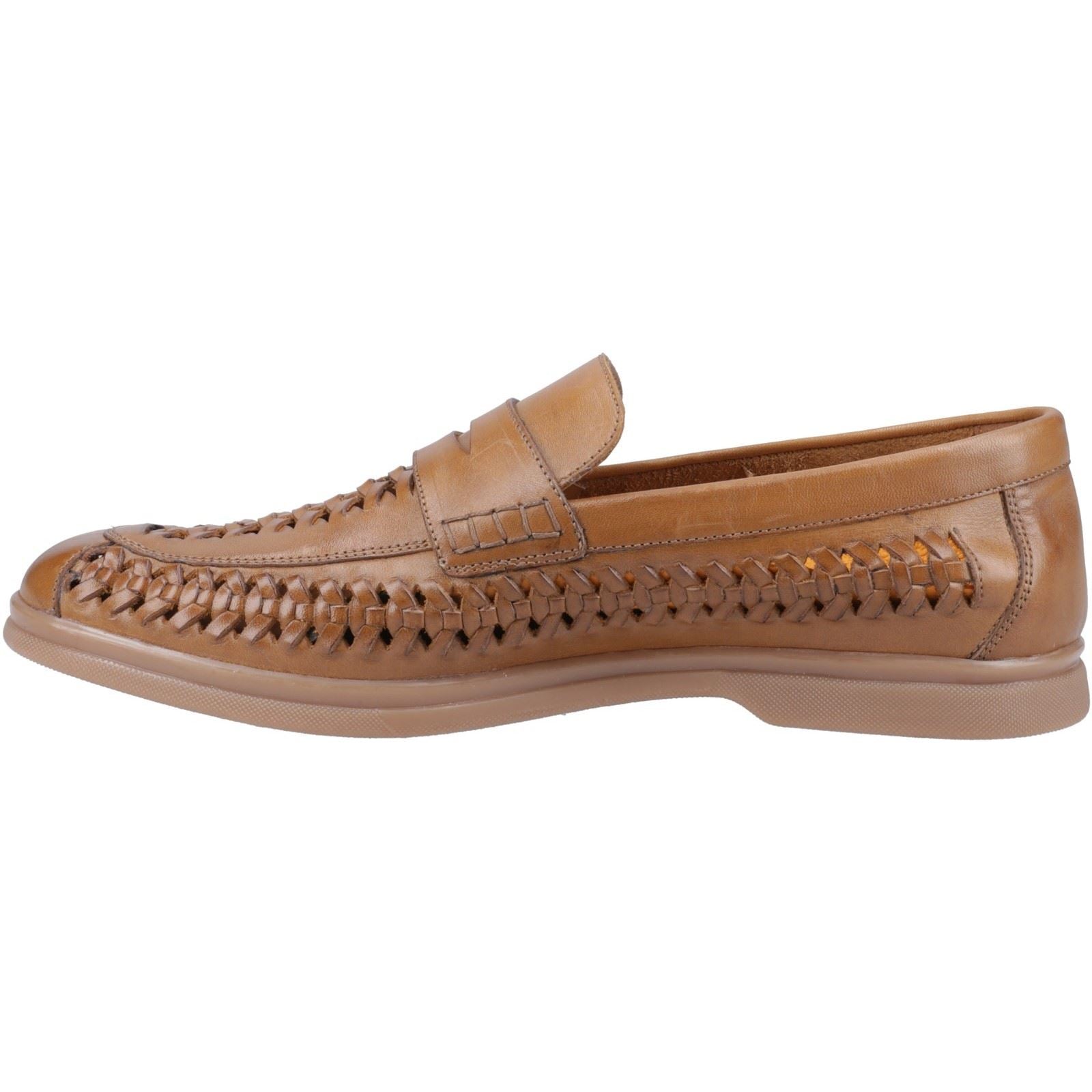 Hush Puppies Bowie Herren Mokassins Aus Braunem Leder
