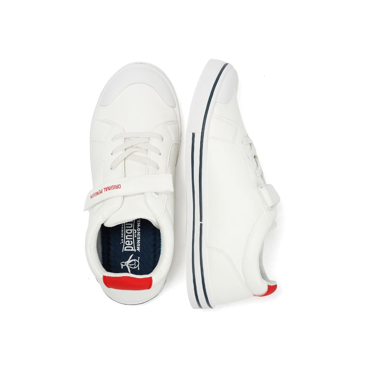 Penguin Junior Rainbow Weiße Sneakers
