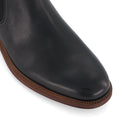 Dune Characteristic Leder Herren Schwarze Stiefel