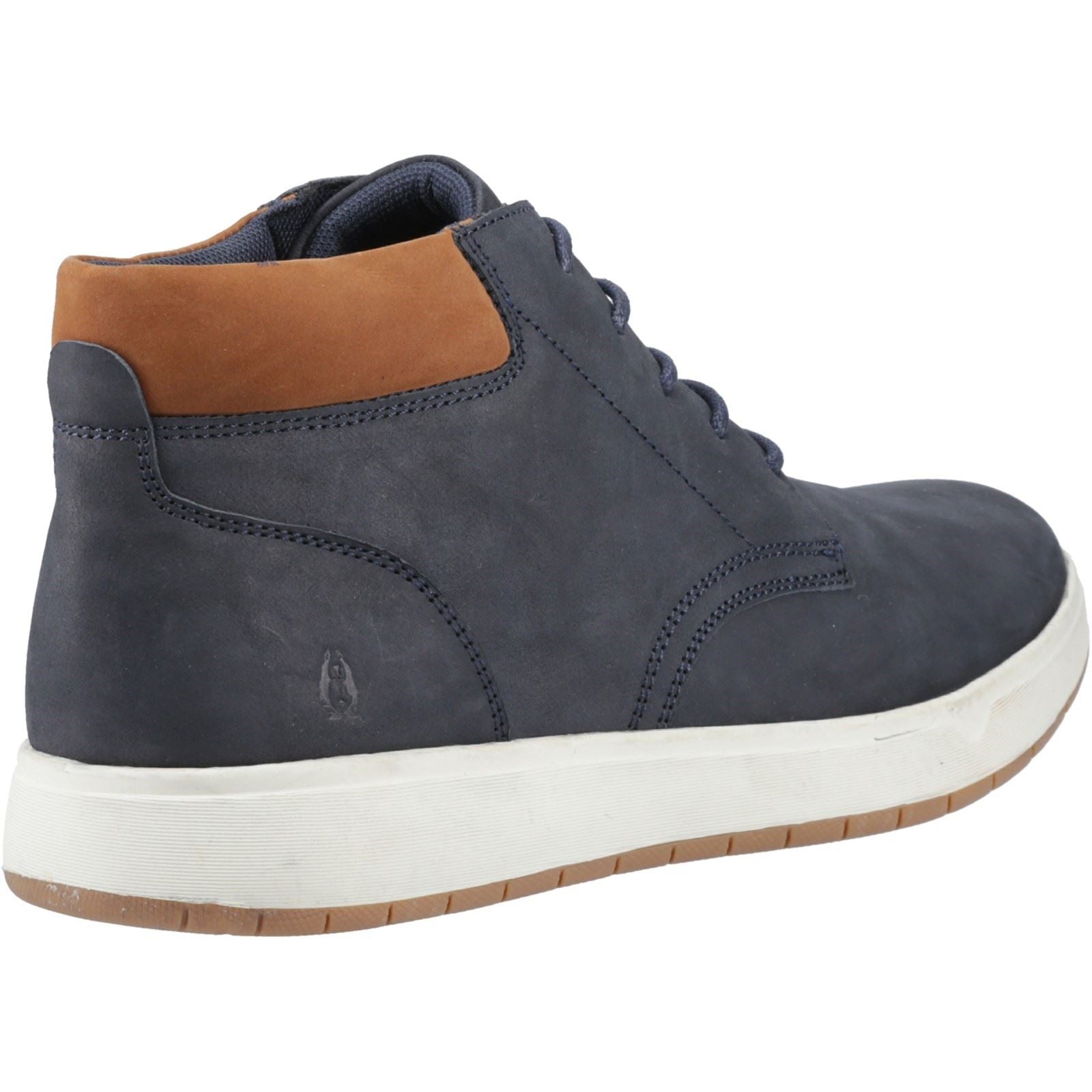 Hush Puppies Bronko Chukka Herrenstiefel Aus Leder In Marineblau