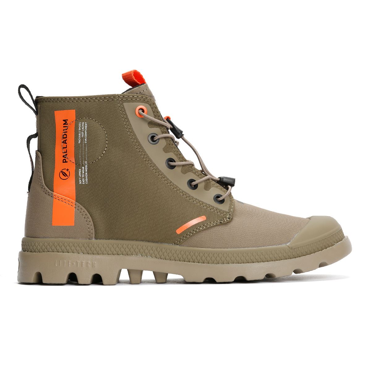 Palladium Pampa Lite Journey Grüne Stiefel
