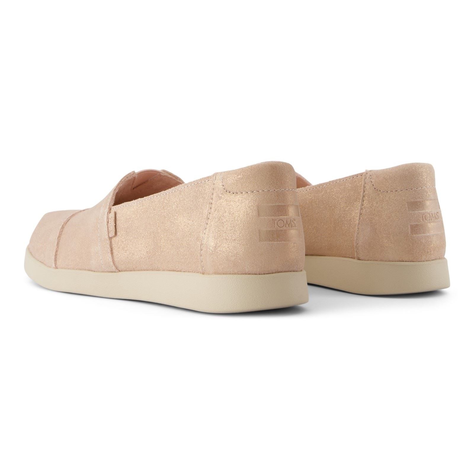 TOMS Alpargata Plus Damen Espadrilles Aus Leder In Blassrosa