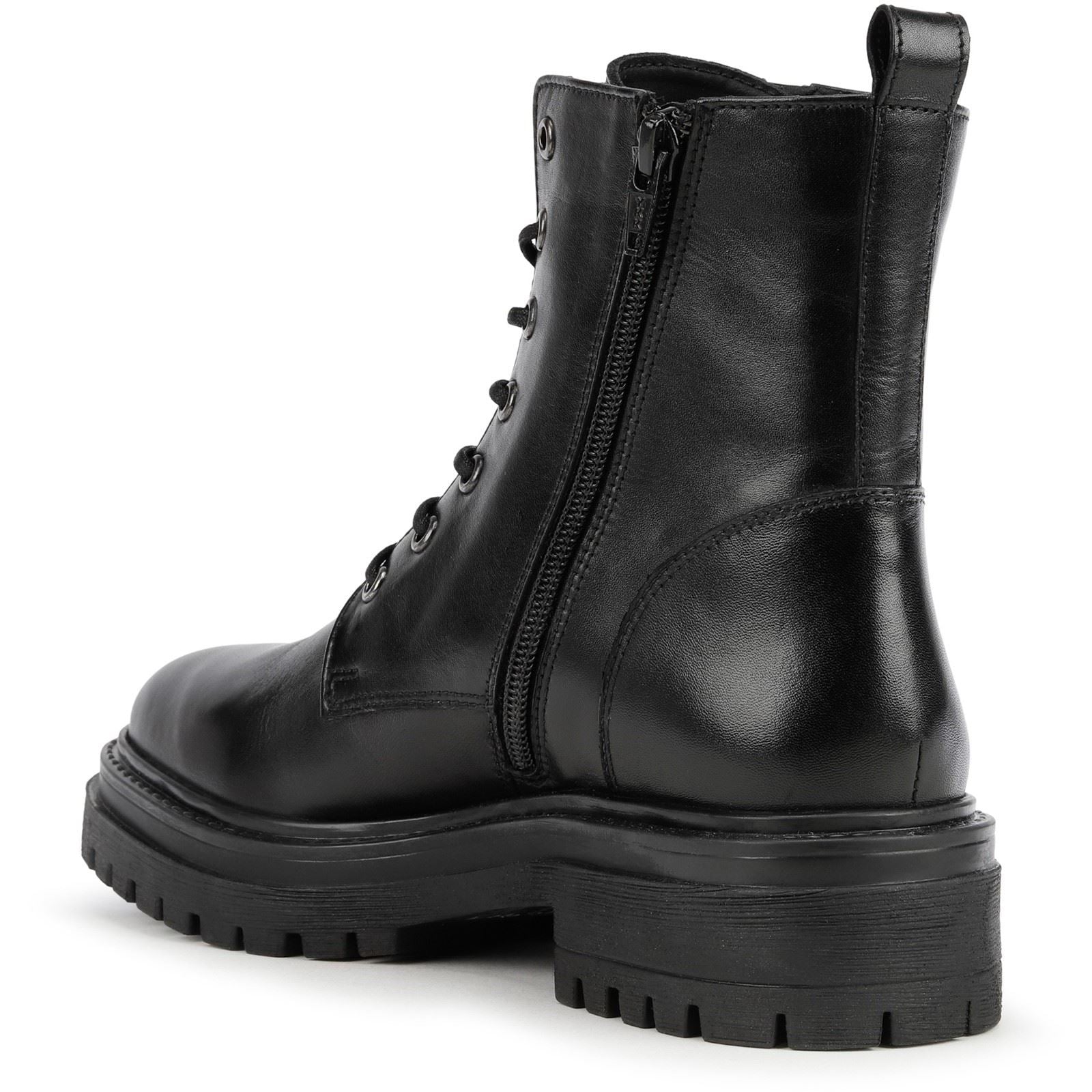 Geox D Iridea F Damen Schwarze Stiefel