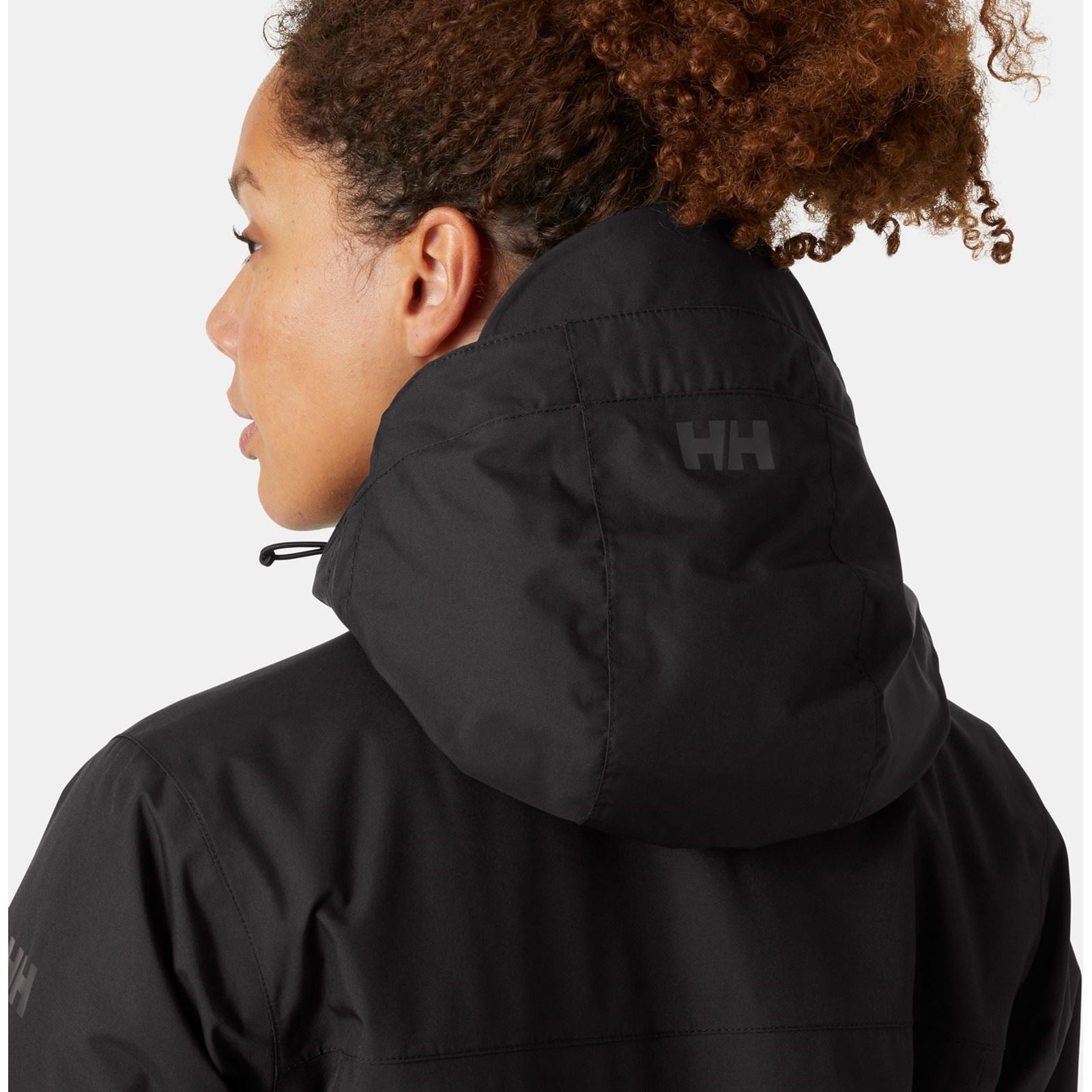 Helly Hansen Sport Westport Damen Schwarzer Gerader Mantel