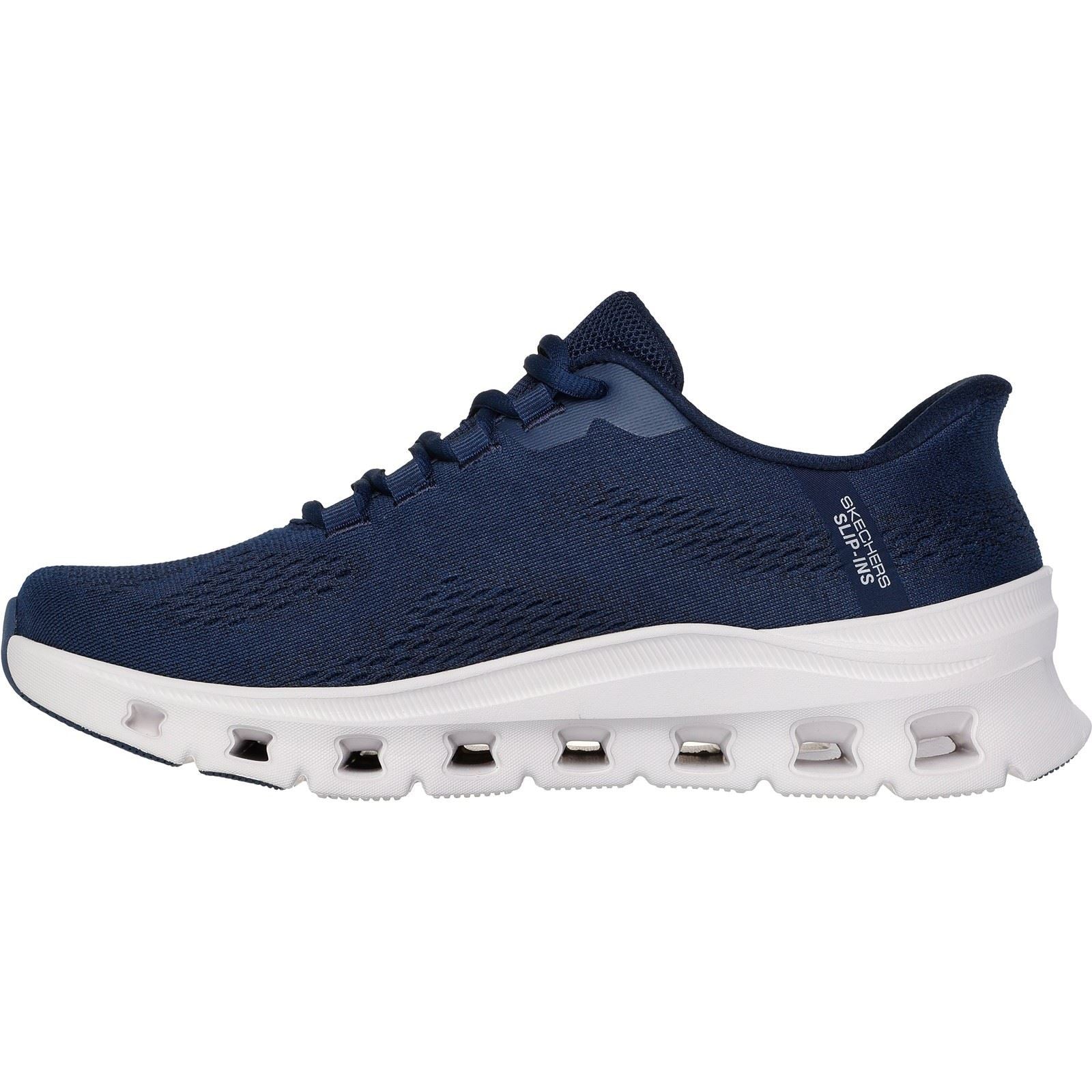 Skechers Glide-Step Pro Elron Textile Herren Turnschuhe In Marineblau