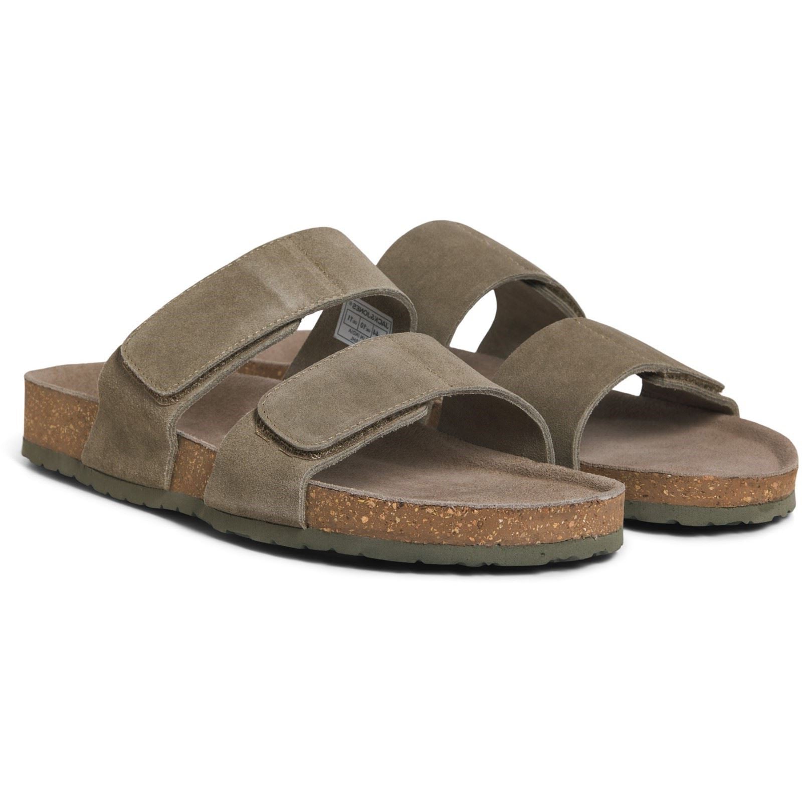 Jack & Jones Malta Wildleder Herren Martini Olive Sandalen