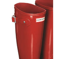 Hunter Original Tall Gloss Gummistiefel Für Damen In Militärrot