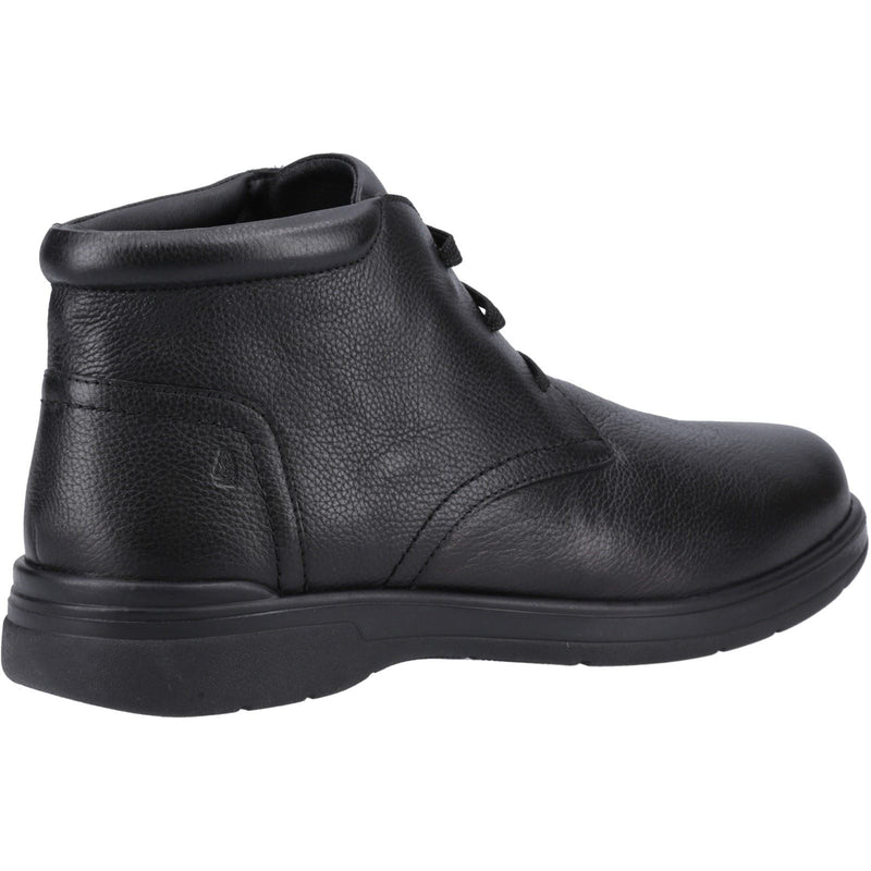 Hush Puppies Malcolm Leder Herren Schwarze Stiefel