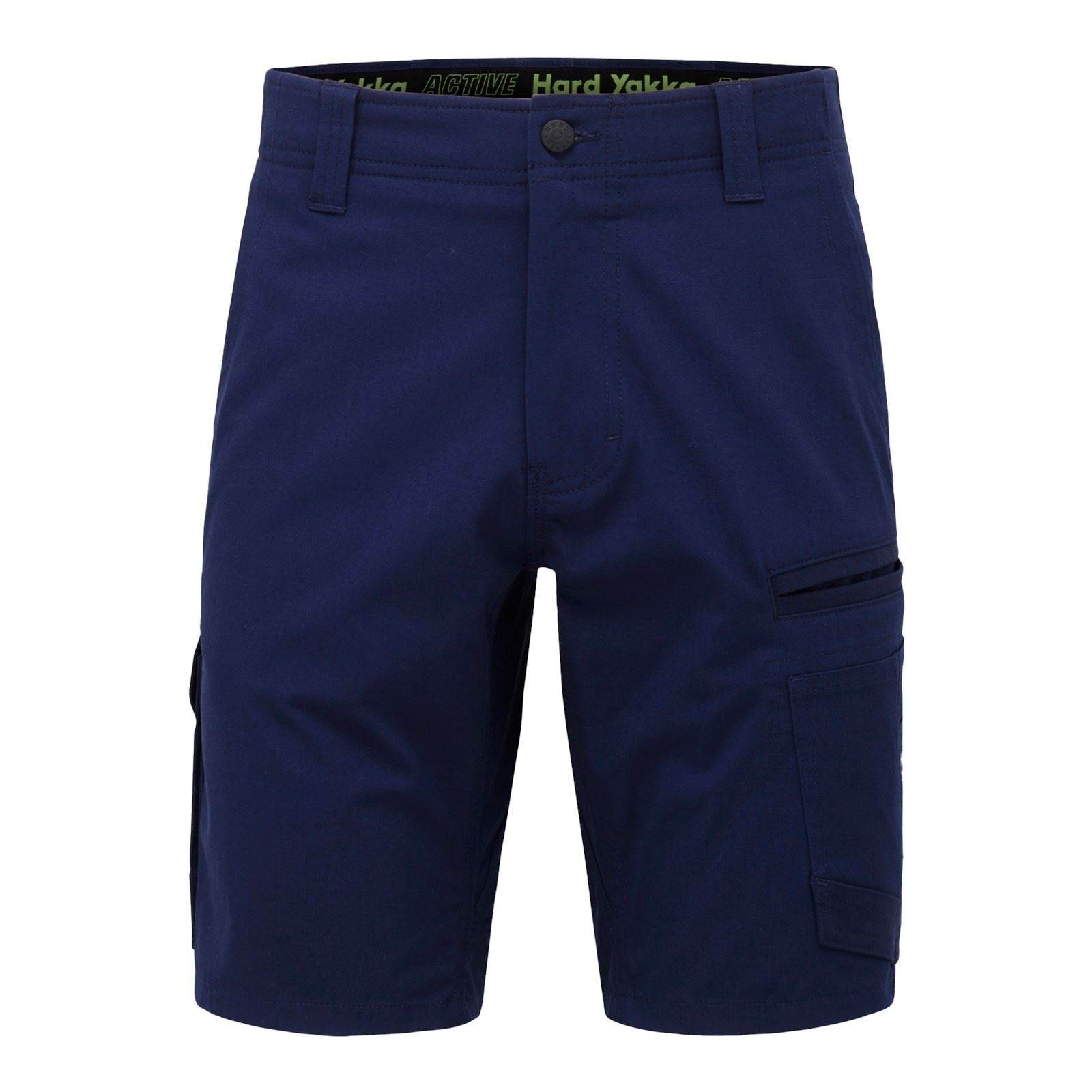 Hard Yakka Raptor Active Baumwoll Männer Kurze Blaue Shorts Bis Zum Knie