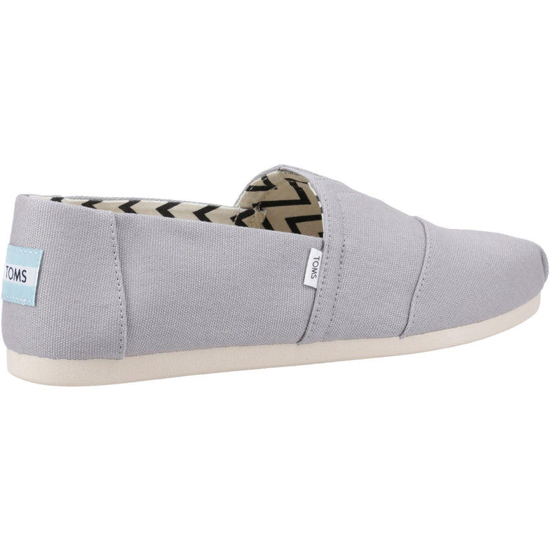 TOMS Alpargata Baumwoll Herren Espadrilles In Drizzle Grau