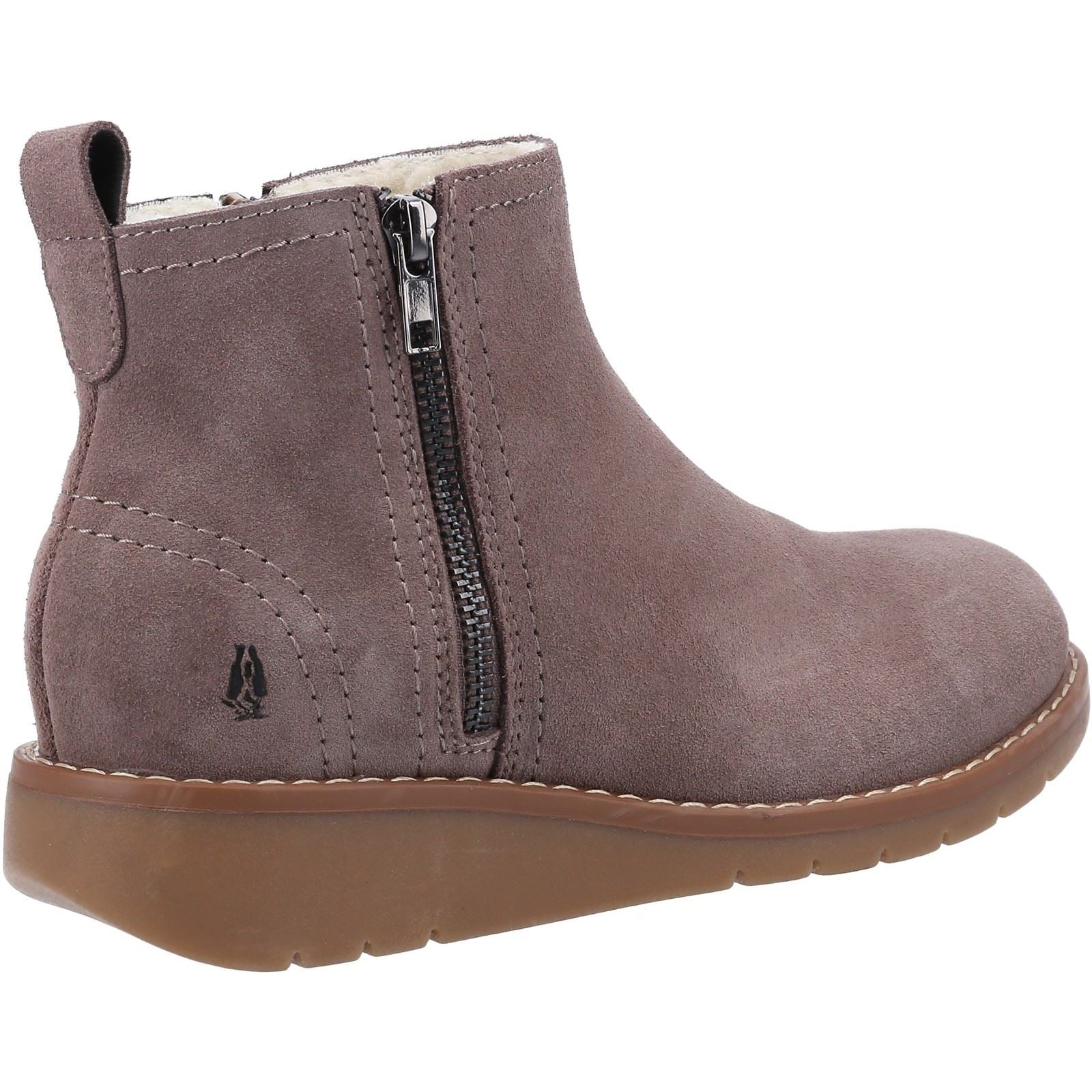 Hush Puppies Libby Veloursleder Damen Stiefeletten In Taupe
