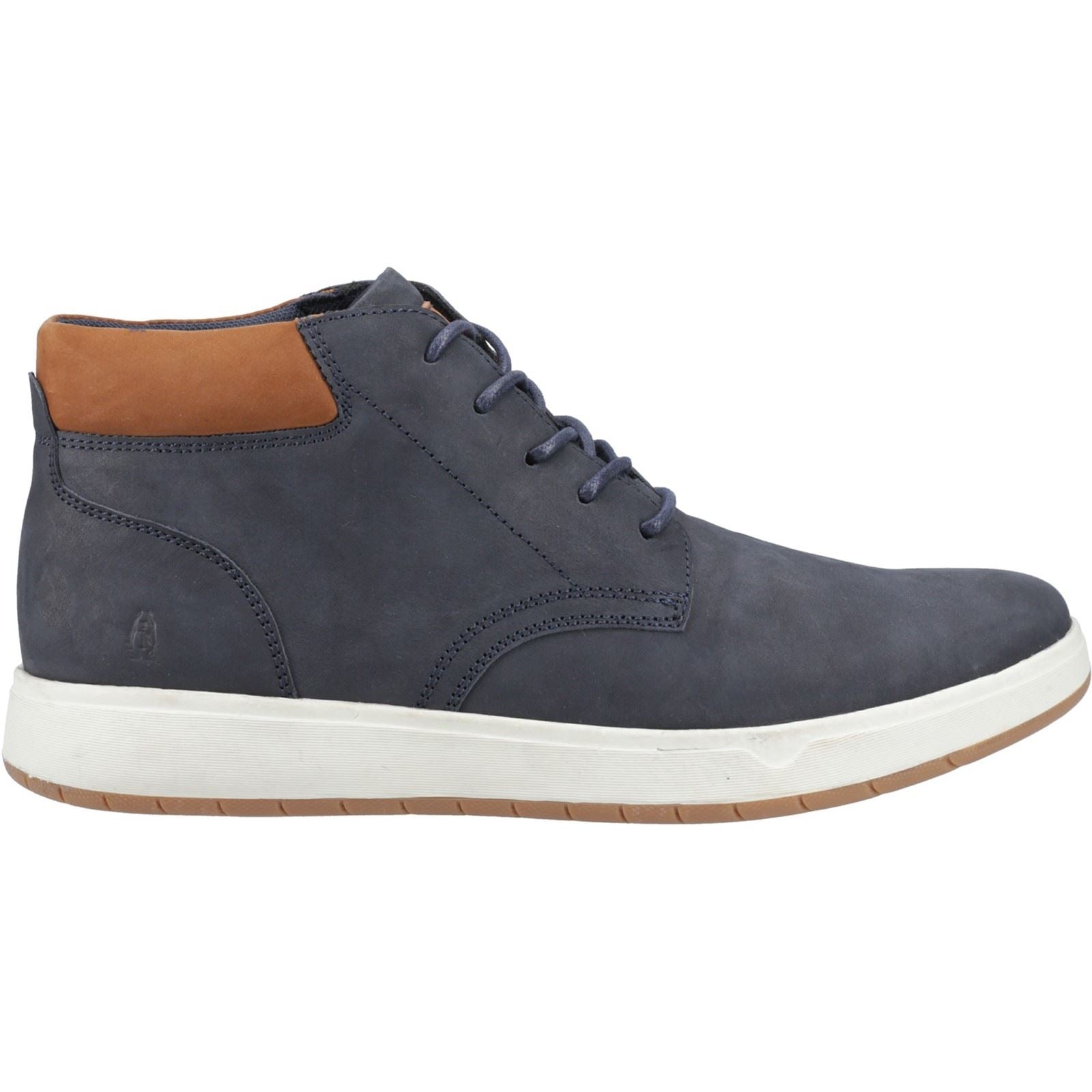 Hush Puppies Bronko Chukka Herrenstiefel Aus Leder In Marineblau