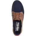 Skechers On-the-GO Flex - Palmilla Canvas/Kunstleder Damenschuhe In Marineblau