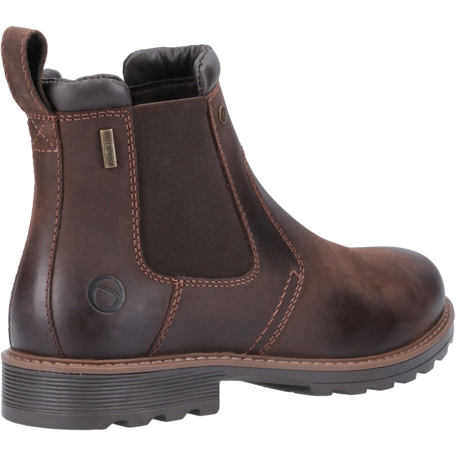 Cotswold Leafield Leder Herren Stiefel Braun