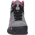 Hi-Tec V-Lite Explorer WP Rindsveloursleder Damen Wanderschuhe In Grau/Fuchsia