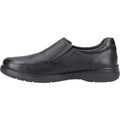 Hush Puppies Matthew Leder Herren Schwarze Mokassins