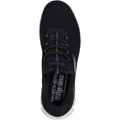 Skechers Glide-Step Noxus Textile Herrenschwarze Sneakers