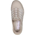 Skechers Breathe-Easy - Roll-With-Me Textile Damen-Taupe-Sneaker
