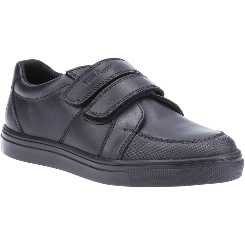 Hush Puppies Santos Senior Lederschuhe Für Jungen In Schwarz