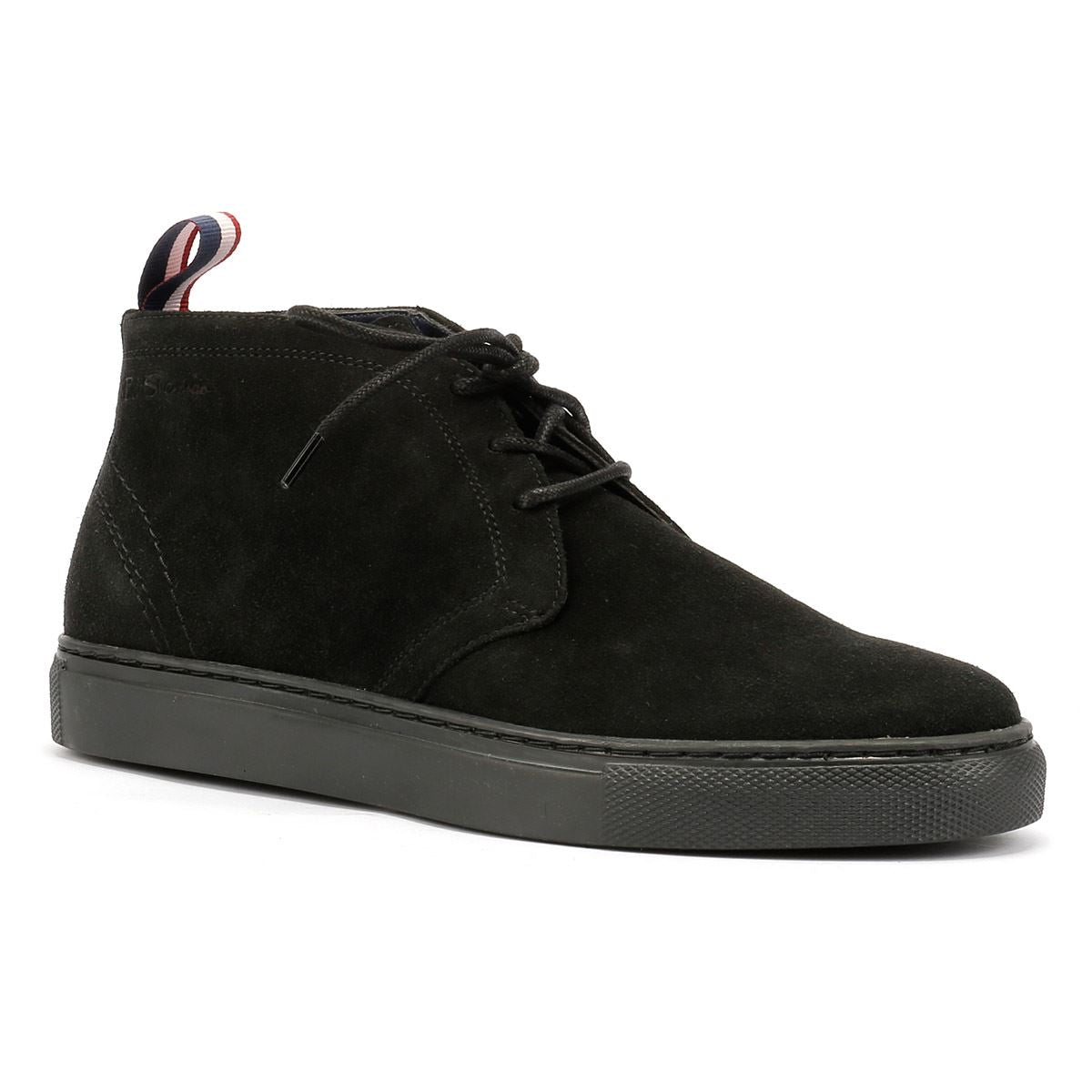 Ben Sherman Parka Herren Wildlederstiefel In Schwarz